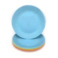 thumbnail image 1 of Yalin Wheat Straw Lightweight PP Dinner/Lunch Plate,9.875 Inch Round Unbreakable Salad Plates Picnic Plates for Holiday Party,Break-resistant,Dishwasher and Microwave Safe,BPA Free,Multicolor (Pack 8), 1 of 6
