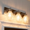 thumbnail image 1 of Yalina 3-Light Cut Glass Wall Sconce, 1 of 4