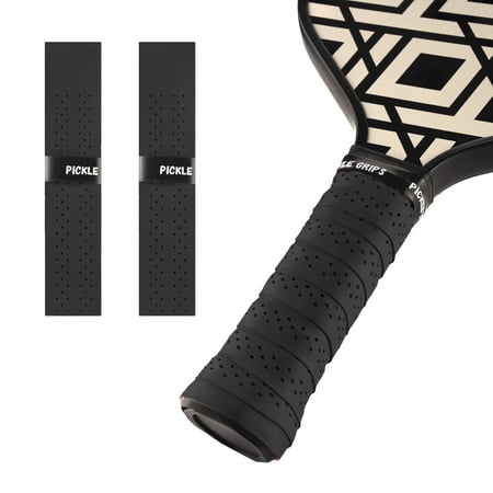 Yalla Tennis & Pickleball Grip Tape - Premium Overgrip for Paddles & Rackets (Black, 2 Pack)