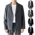 thumbnail image 1 of Yaltungu Blazer for Men Dress Jacket Two Button Suit Slim Lightweight Business Casual Formal Outwear for Prom, 1 of 5