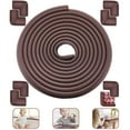 thumbnail image 1 of Yalumo Edge Corner Protector for Baby Proofing (19.7 Ft Edge + 8 Corners), Soft Thick NBR Rubber Foam, Furniture Edge Safety and Corner Guards, Baby Child Proofing Foam Set for Table and Fireplace, 1 of 7