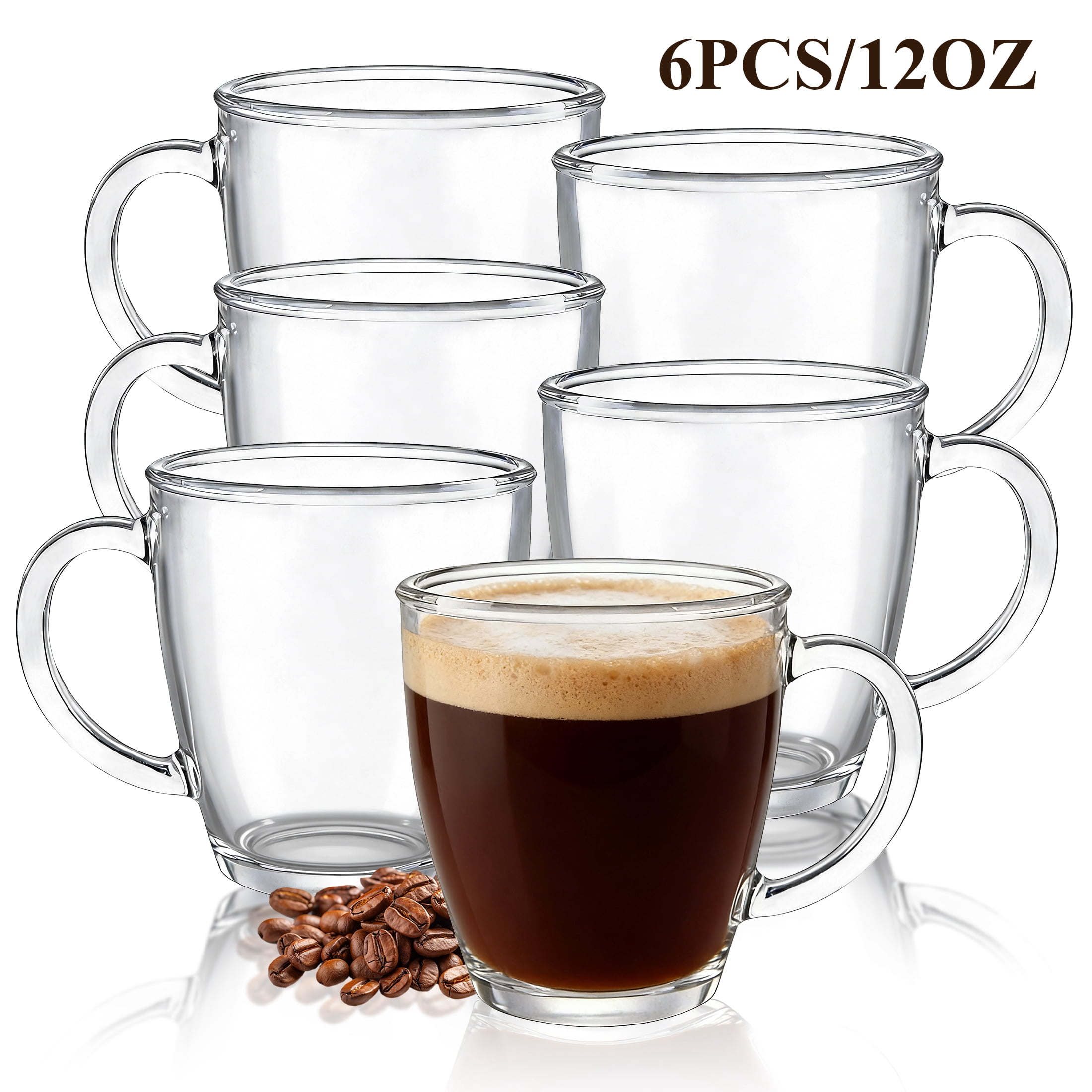 16 drinking glasses Red Co. Large 16 oz Multicolored Drinking Glass Set of 6 — Red Co. Goods main image 0