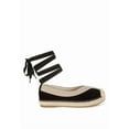 thumbnail image 1 of London Rag Yalva Microfiber Detachable Lace Womens Espadrilles, 1 of 9