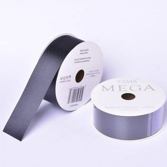 Yama Ribbon 1.5" Acetate Black Mega Ribbon, 1 Each