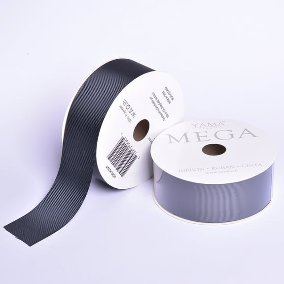 Yama Ribbon 1.5" Black Grosgrain Mega Ribbon, 1 Each