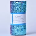 thumbnail image 1 of Yama Ribbon, 5-3/8inch Reverse Sequin Ribbon Glitter Blue/Pink, 3 feet, 1 of 7