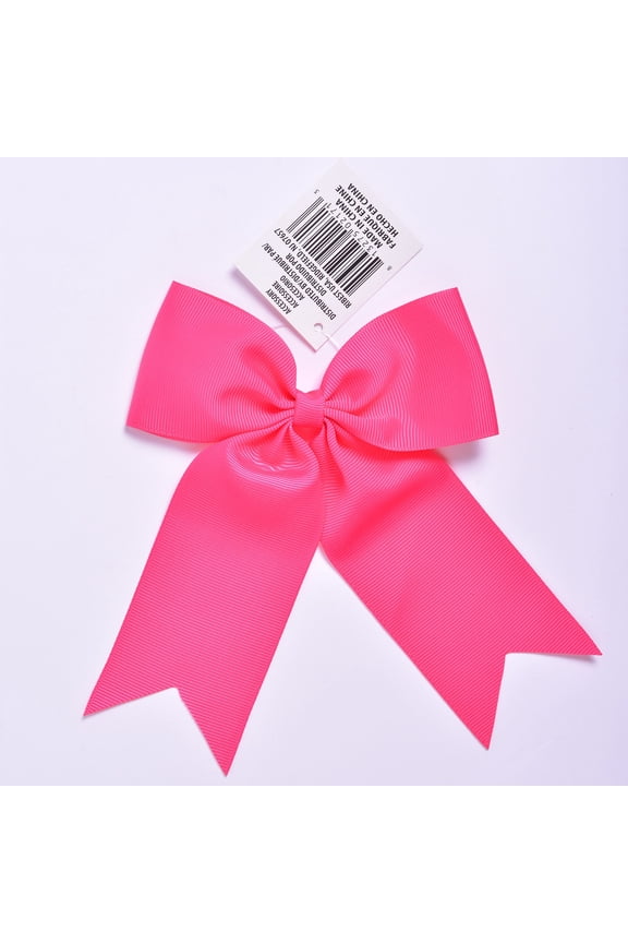Hot Pink Grosgrain Bow Tail, 1 Each