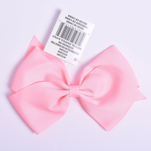 Yama Ribbon Large Light Pink Grosgrain Bow