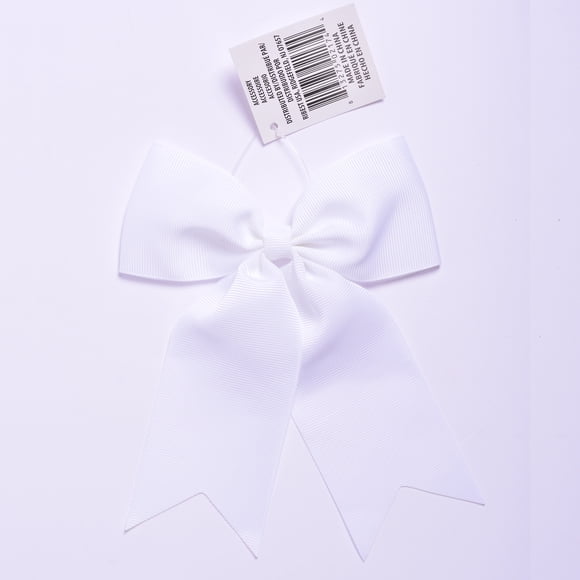 Yama Ribbon White Grosgrain Bow Tail, 1 Each