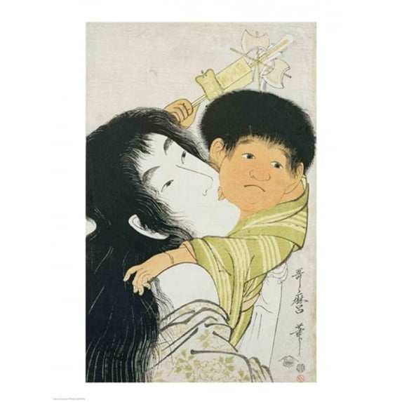 Yama-Uba and Kintoki Poster Print (24 x 36)