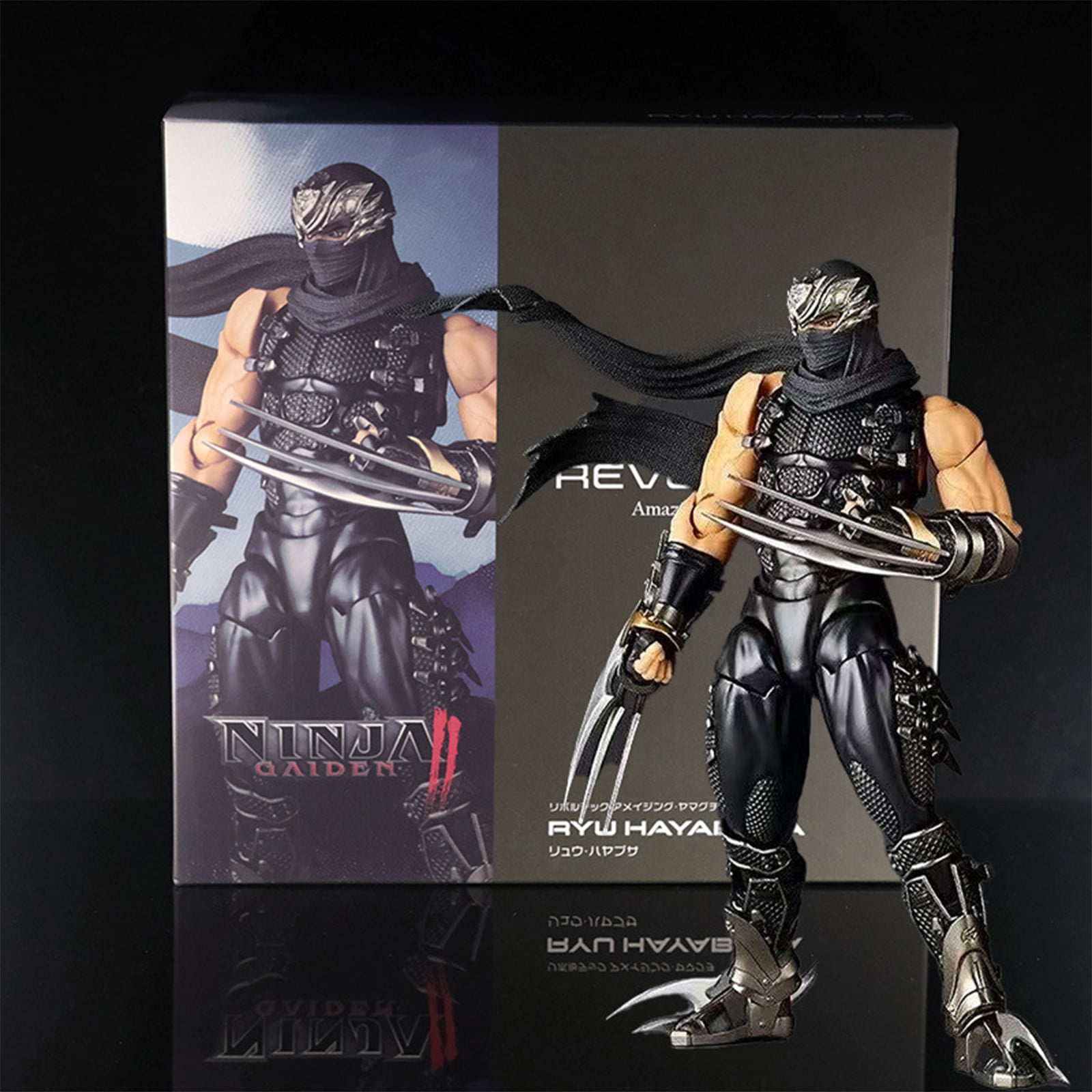 RYU HAYABUSA フィギュア Yamaguchi Ninja Gaiden Ryu Hayabusa Action Figure, 7.08