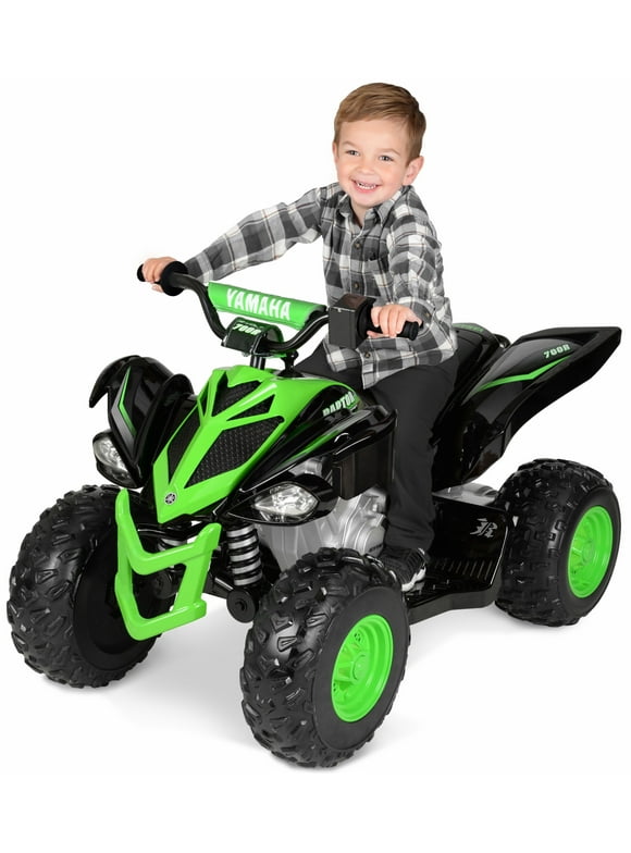 Yamaha 12V Raptor ATV Powered Ride-on, New Custom Graphic Design, for Boys & Girls, Ages 3+