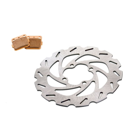 Brake Rotor and Brake Pads for Yamaha YFZ450 2004 2005 Rear RipTide Brakes