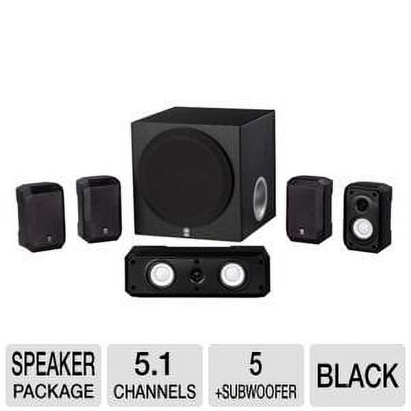 Yamaha 5.1 Channel Surround Sound Multimedia Home Theater Speaker System