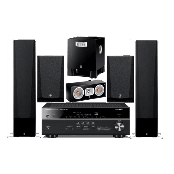 Yamaha 5.1-Channel Wireless Bluetooth 4K 3D A/V Surround Sound Multimedia Home Theater System