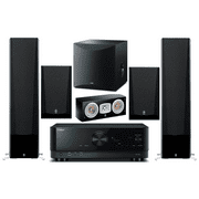 Yamaha 5.2-Channel Wireless Bluetooth 4K 3D A/V Surround Sound Receiver Home Theater Speaker System