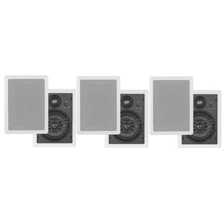 Yamaha 6.5" 150 Watt Easy-to-Install In-Ceiling Speaker System (Set Of 6)