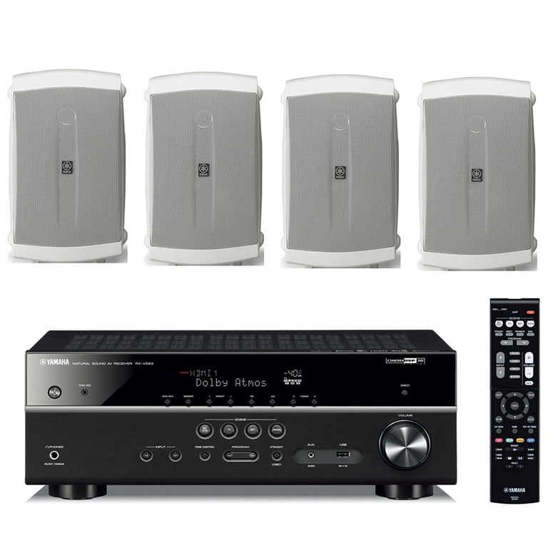 Yamaha サウンドバー Bluetooth Dolby Audio Yamaha 7.2-Channel Wireless Bluetooth 4K Network A/V Wi-Fi Home