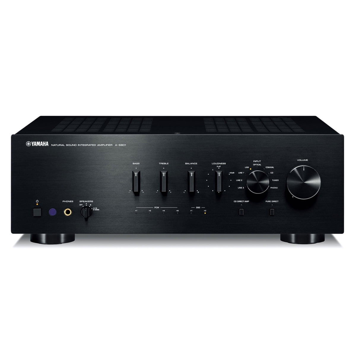 Yamaha A-S801 Integrated Amplifier (Black) - Walmart.com