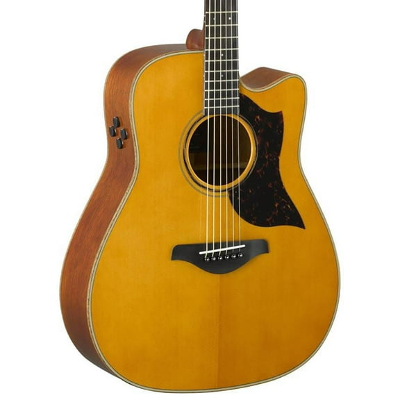 Yamaha A-Series A3M Dreadnought Cutaway Acoustic-Electric Guitar Vintage Natural