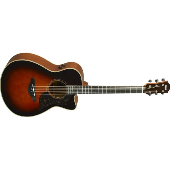 Yamaha A-Series AC3M Cutaway Concert Acoustic-Electric Guitar Tobacco Sunburst