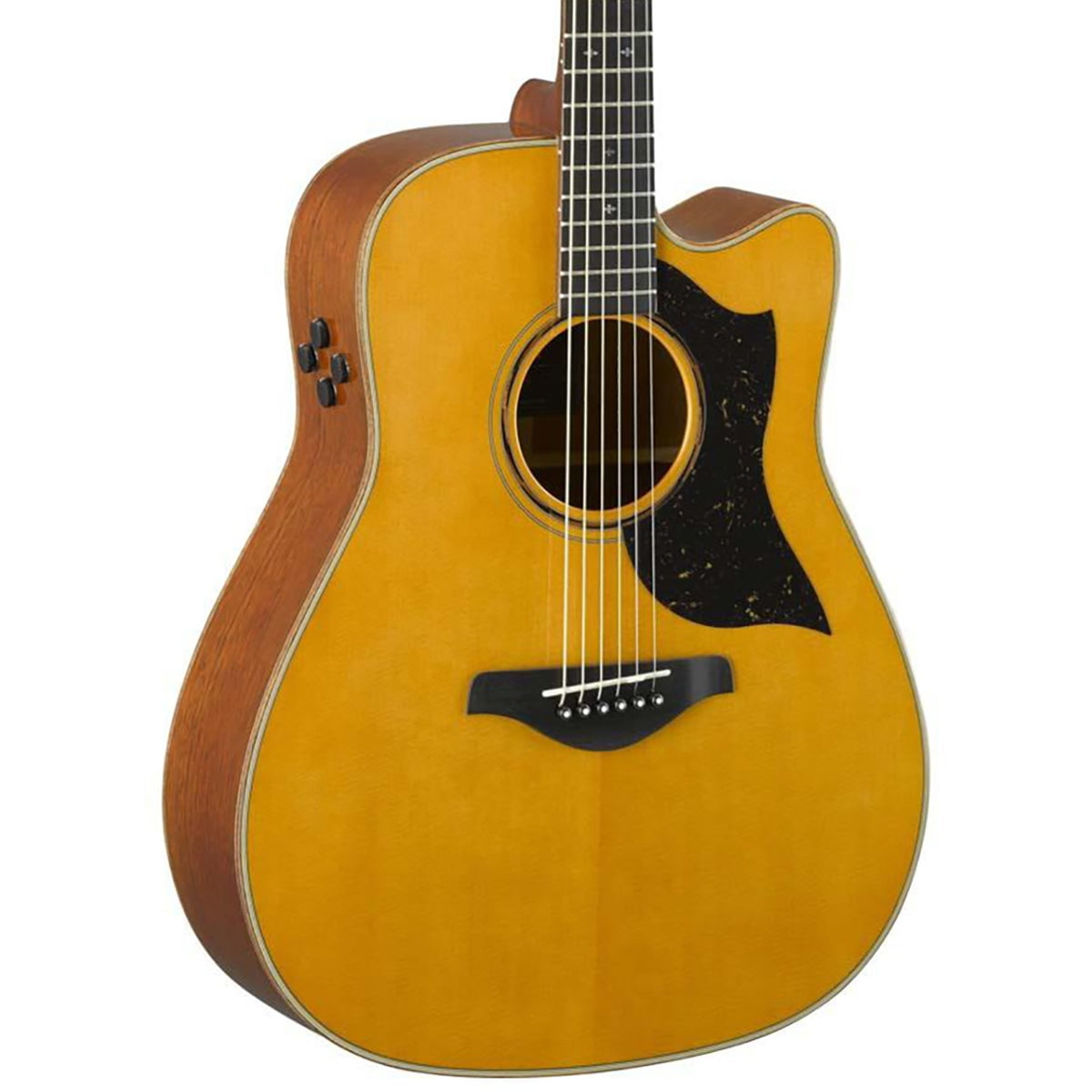 Yamaha A5M All Solid Acoustic Electric Guitar w/Hardcase - Vintage Natural