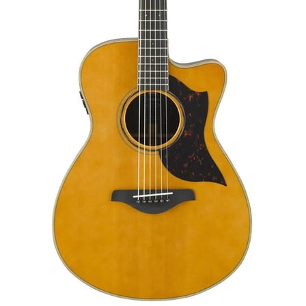 Yamaha A-Series AC3R Concert Cutaway Acoustic-Electric Guitar Vintage Natural