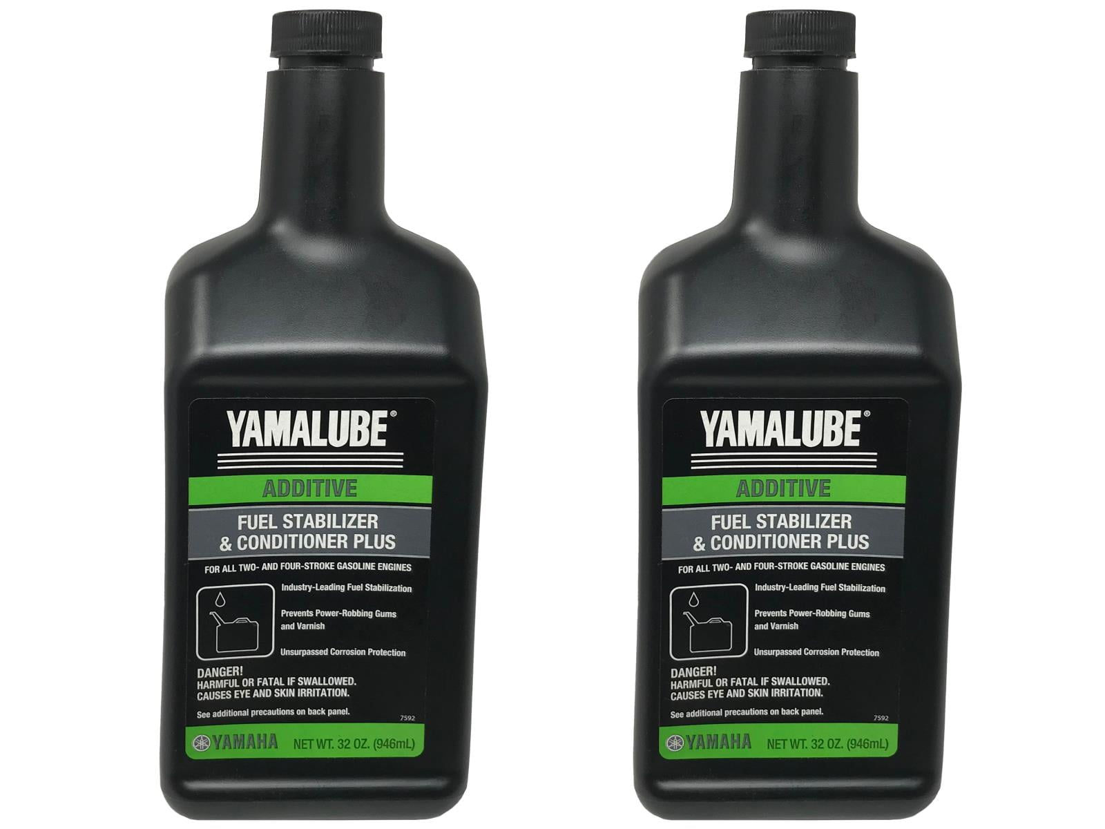 Yamaha ACC-FSTAB-PL-32 Fuel Stabilizer & Conditioner Automotive Additive, 32oz (2 Pack)