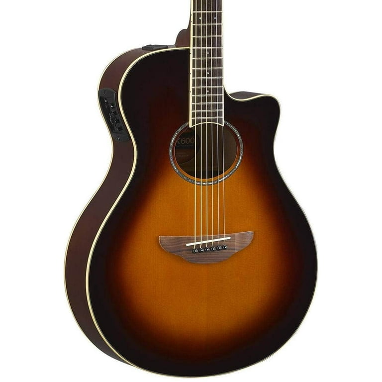 Yamaha APX600 Acoustic Electric Guitar Old Violin Burst - Walmart.com