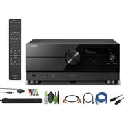 ياماها AVENTAGE RX-A6A 9.2-قناة المحيطي شبكة الصوت AV استقبال MusicCast المدمج في واي فاي وبلوتوث تيار نظام المسرح المنزلي حزمة مع الملحقات