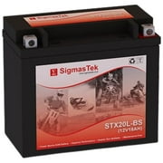 Yamaha All WaveRunner Models, 1987-2009 Battery Replacement STX20L-BS 12V 18AH 270 CCA Spillproof