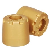 Ariete 12997/U1-O Alu-Rub Bar Ends - 12-14mm - Gold