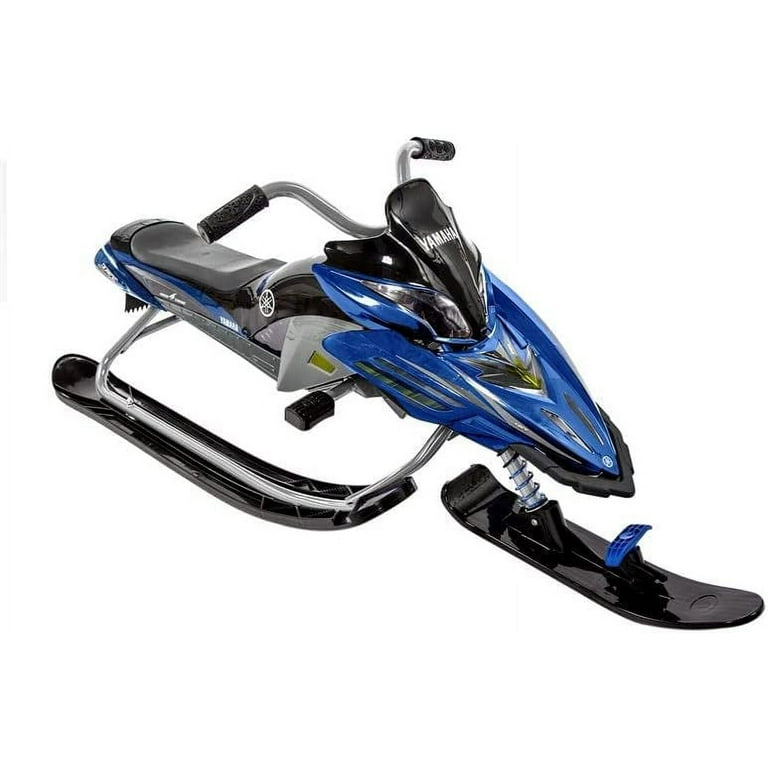 「LEAD SLED」 Night Blue 34×32 Yamaha Apex Snow Bike Sled with Steering Wheel and Foot