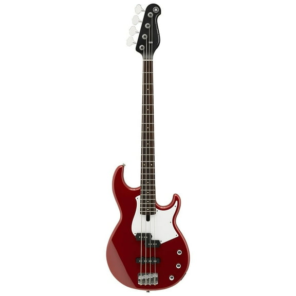 Yamaha BB234 Electric Bass Red White Pickguard