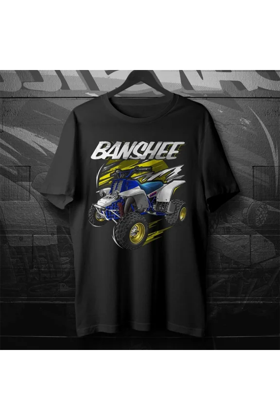 Yamaha Banshee 350 (YFZ350) 1987-2005 T-Shirt, ATV Tee for Riders