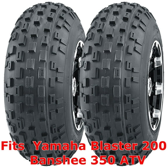 Yamaha Blaster 200 Banshee 350 ATV 2 front 21x7-10 21x7x10 Knobby tires