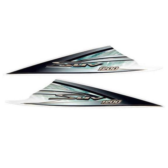 Yamaha Boat Decal Set GU5-417H-30 | 1200 Wave Runner (Set of 2)