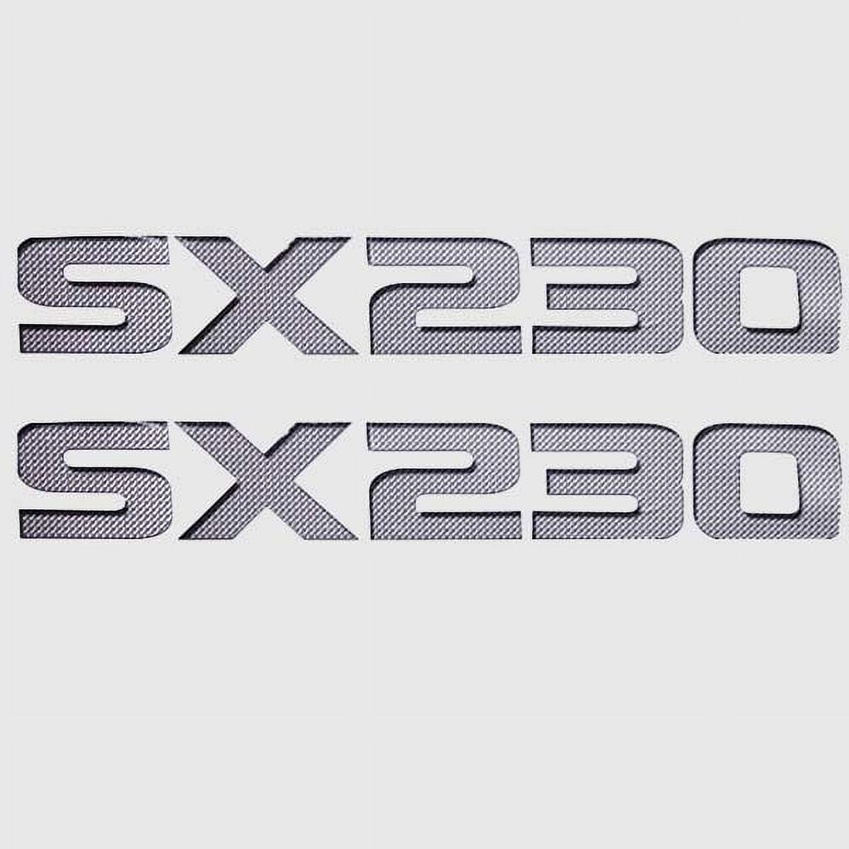 Yamaha Boat Decal Stickers F2AU412560 SX 230 Silver 16 5/8 Inch