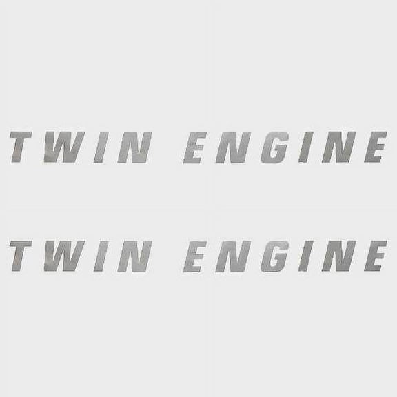 Yamaha Boat Decals F0R-U417T-00 | Twin Engine 18 Inch Silver (Pair)
