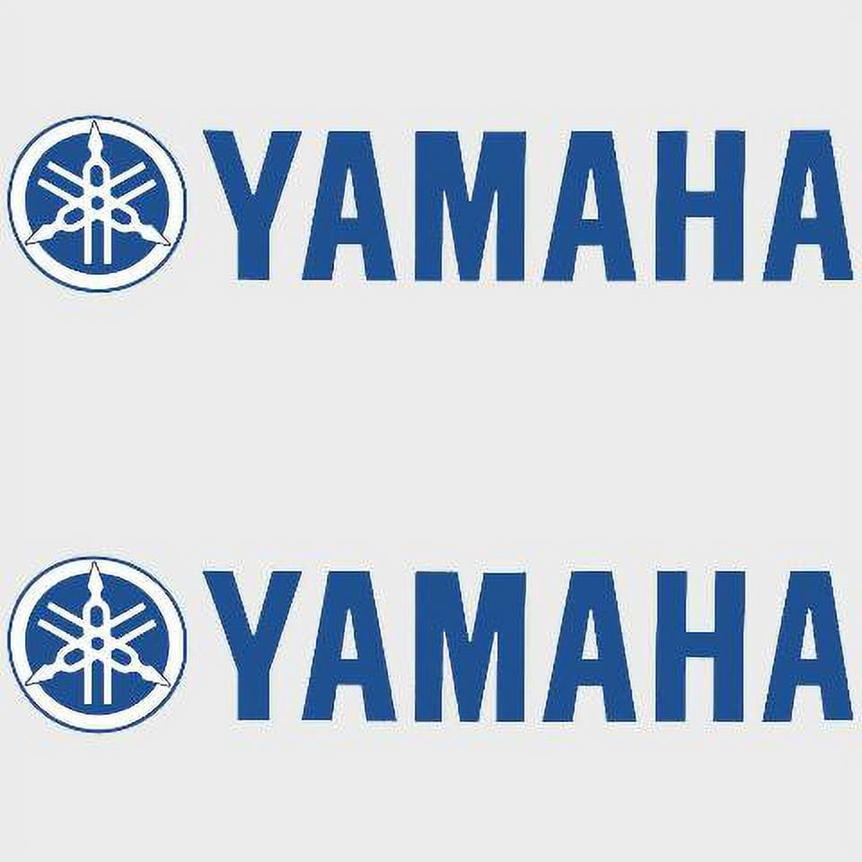 Yamaha Boat Graphic Decal F1CU411410 | Blue Logo Stickers (Pair)
