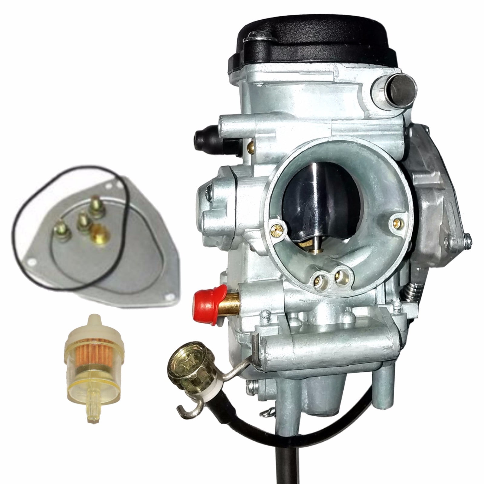 Yamaha Bruin 350 Carburetor YFM 350 Yfm350 2004 2005 2006 2x4 4x4 Carby New - Foto 8