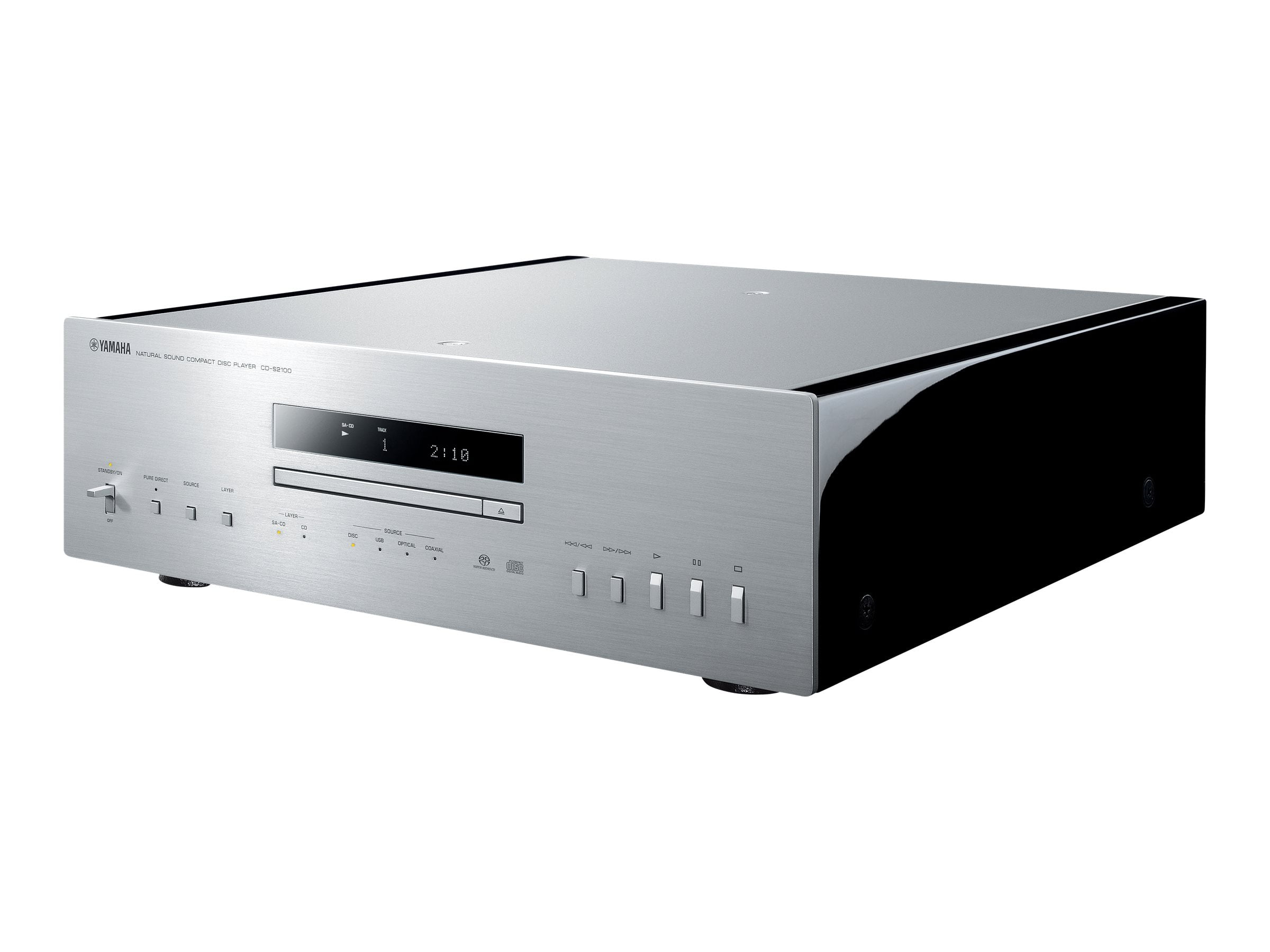 Yamaha CD-S2100 - SACD player - silver, piano black