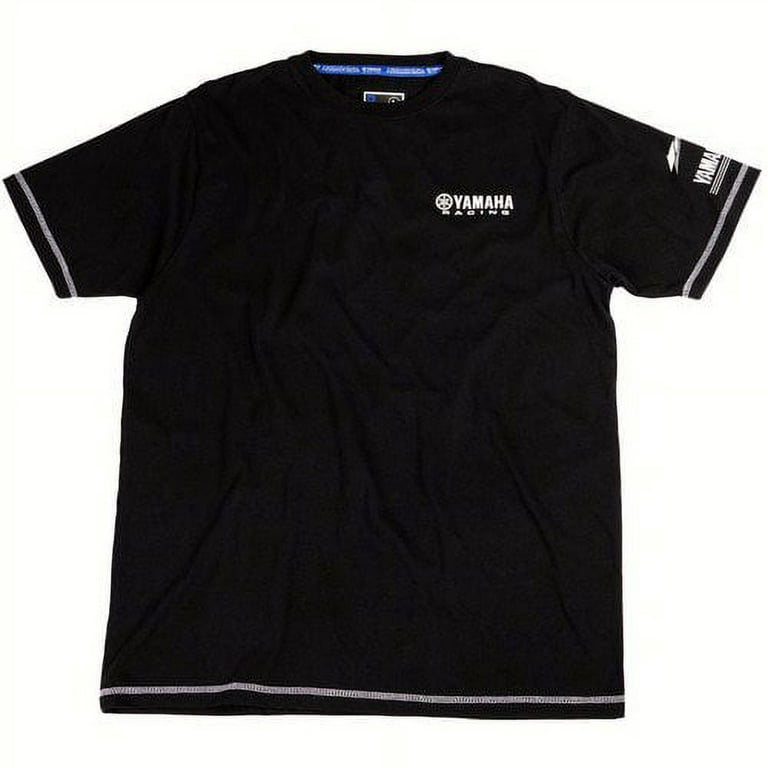 Yamaha CRP-20TPE-BK-MD Tee Shirt T-Shirt, Paddock Blue Essentials Black  Medium; CRP20TPEBKMD 