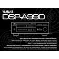 thumbnail image 1 of Instruction Manual ONLY for Yamaha DSP-A990 Amplifier Owners Manual REPRINT, 1 of 1
