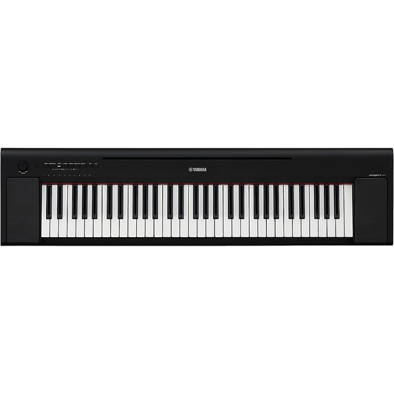 Yamaha Digital Piano Piaggero 61 Key Ultra Portable, Black