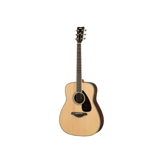 Yamaha Dreadnought FG Series Acoustic Guitar, Off-White