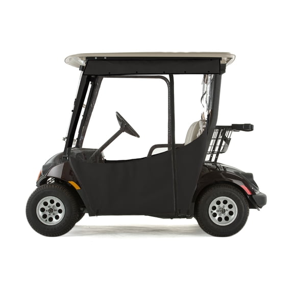 Yamaha Drive 2 Golf Cart PRO-TOURING Sunbrella Track Enclosure - Black