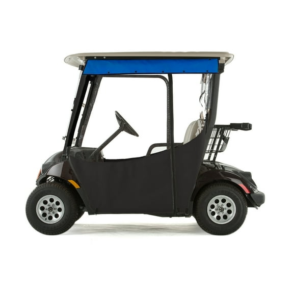 Yamaha Drive 2 Golf Cart PRO-TOURING Sunbrella Track Enclosure - Black