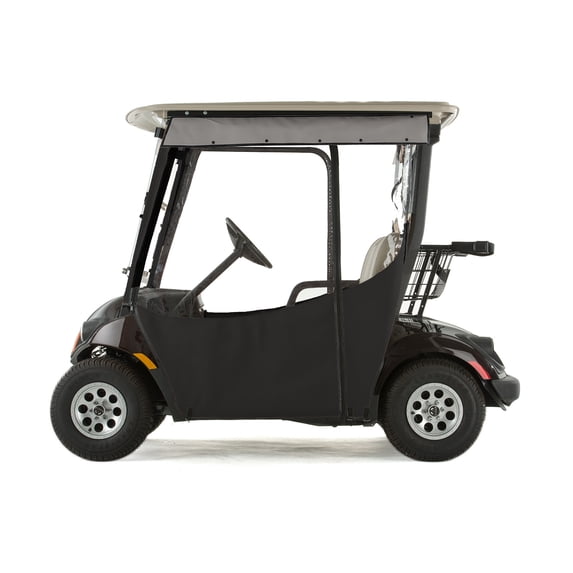 Yamaha Drive 2 Golf Cart PRO-TOURING Sunbrella Track Enclosure - Black