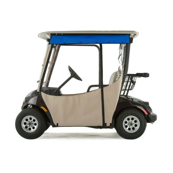 Yamaha Drive 2 Golf Cart PRO-TOURING Sunbrella Track Enclosure - Linen